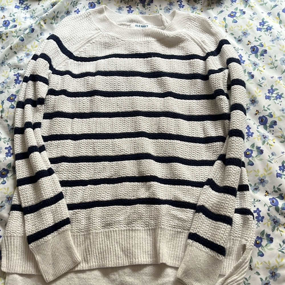 Oversize striped sweater from Old Navy